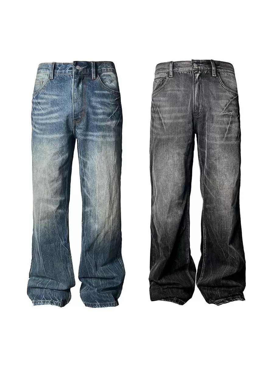 Mud Wash Baggy Jeans