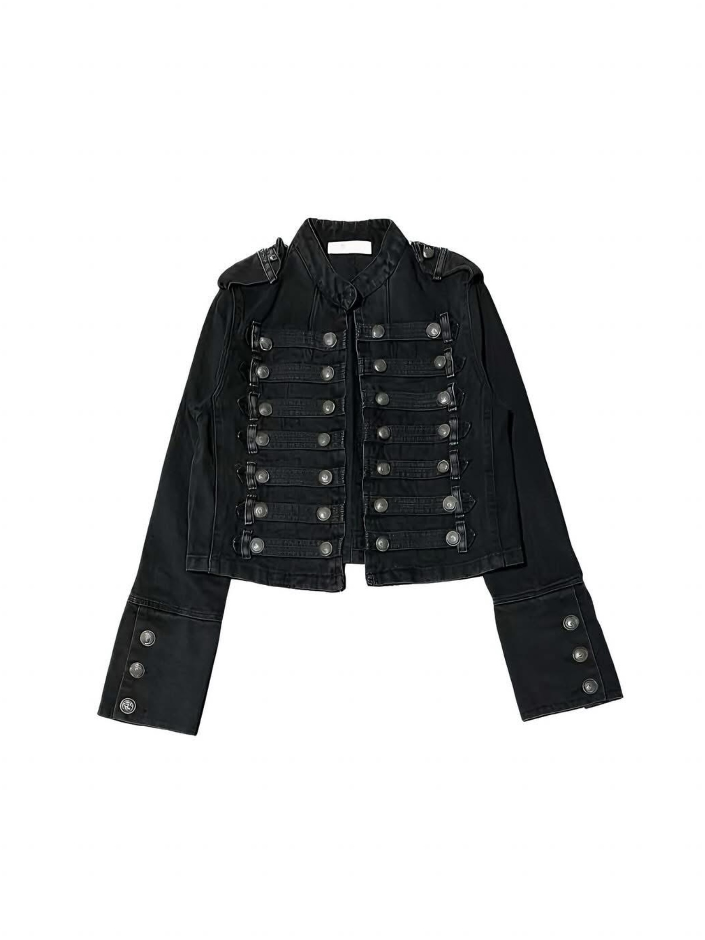 MILITARY-STYLE DENIM JACKET