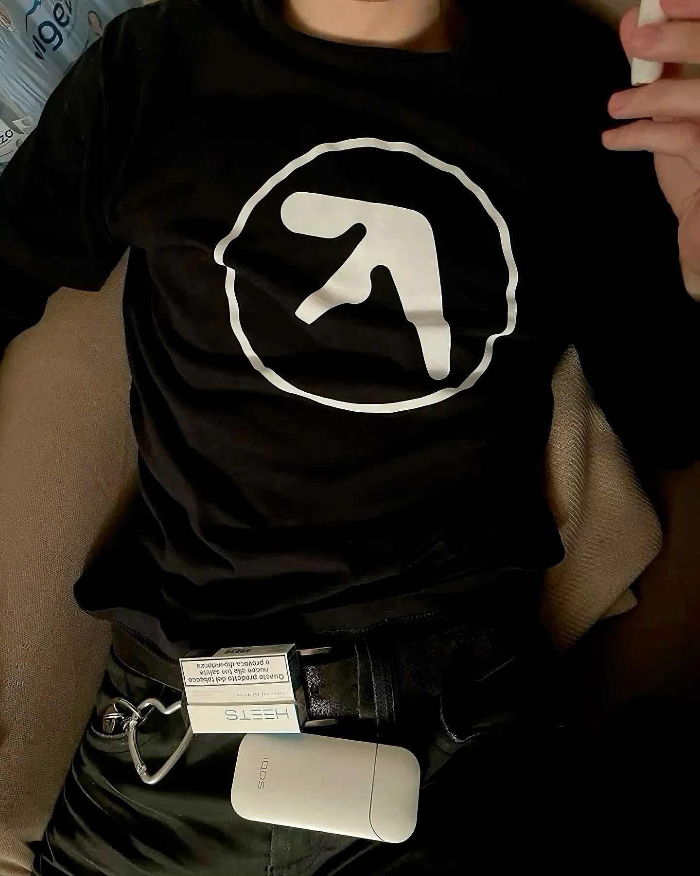 Aphex Twin Signature Logo Tee: Classic Indie Aesthetic