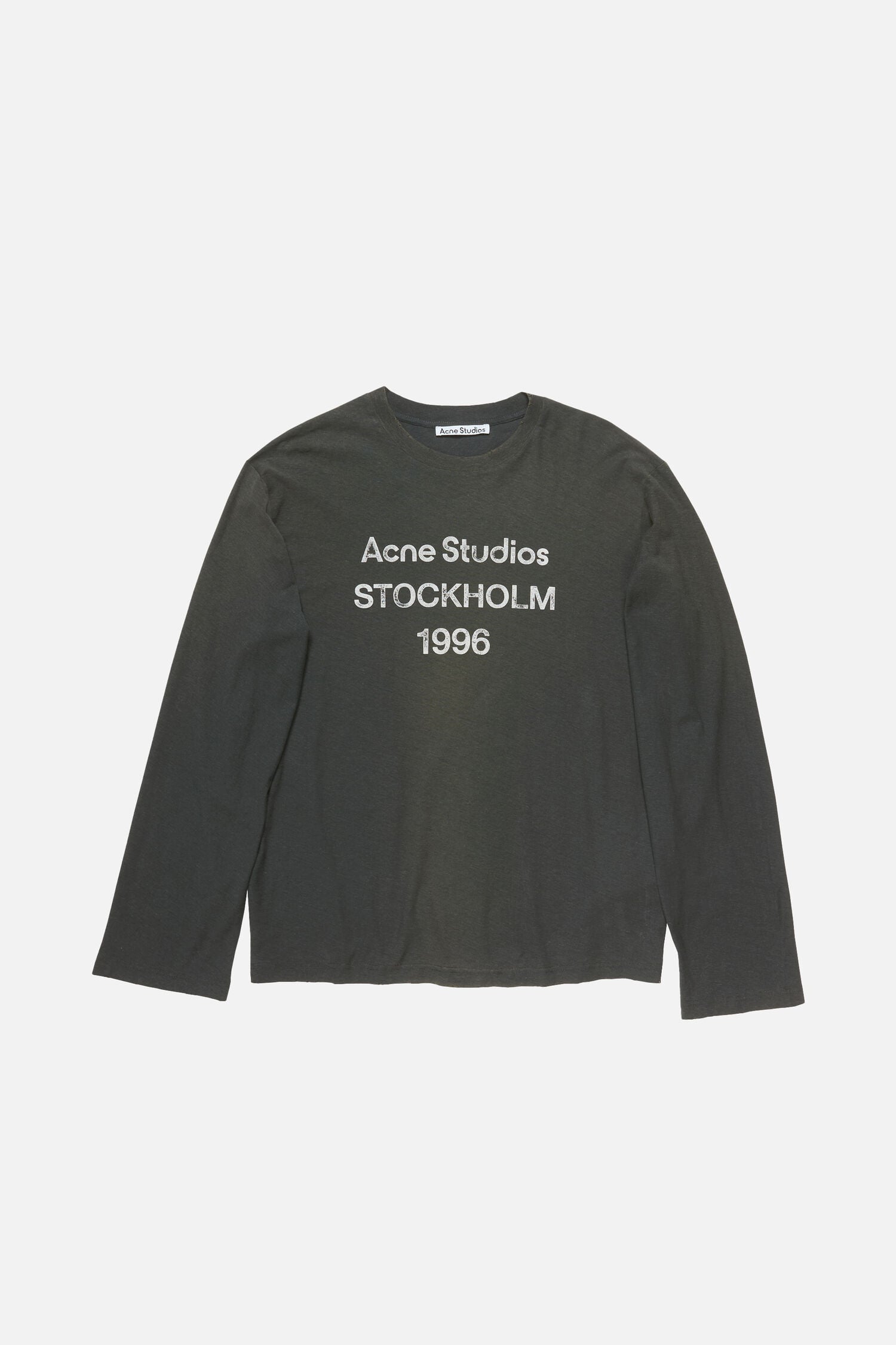 Acne Studios Stockholm 1996 Long Sleeve T-Shirt (DARK GREY)