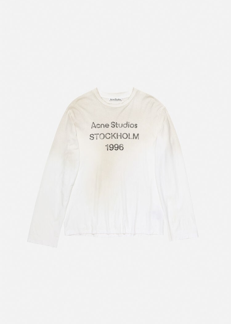 Acne Studios Stockholm 1996 Long Sleeve T-Shirt (WHITE)
